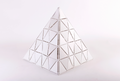 White Triangle Lamp