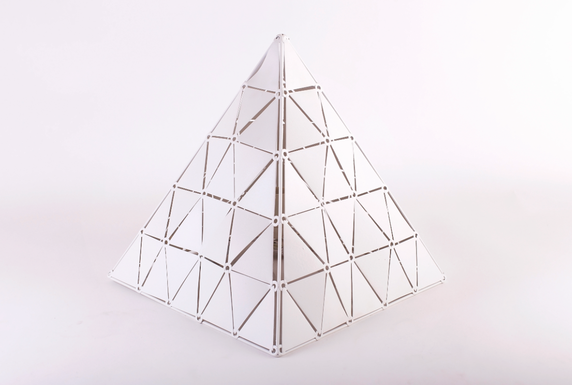 White Triangle Lamp