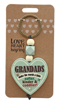 Grandads World Wooden Keyring