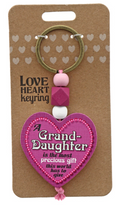 Grand Daughter Wooden Keyring
