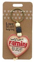 Together Family Wooden Keyring