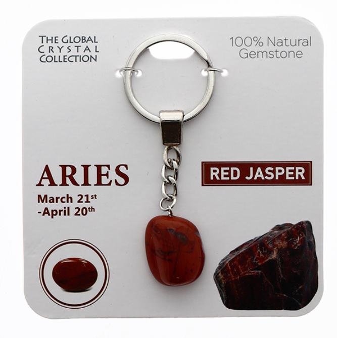 Aries Gem Keyring