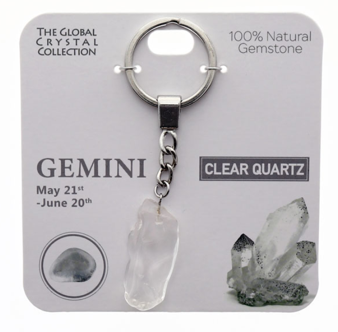 Gemini Gem Keyring