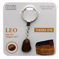 Leo Gem Keyring