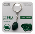 Libra Gem Keyring