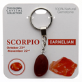 Scorpio Gem Keyring