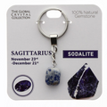 Sagittarius Gem Keyring