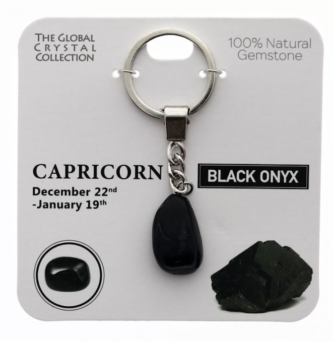 Capricorn Gem Keyring