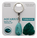 Aquarius Gem Keyring