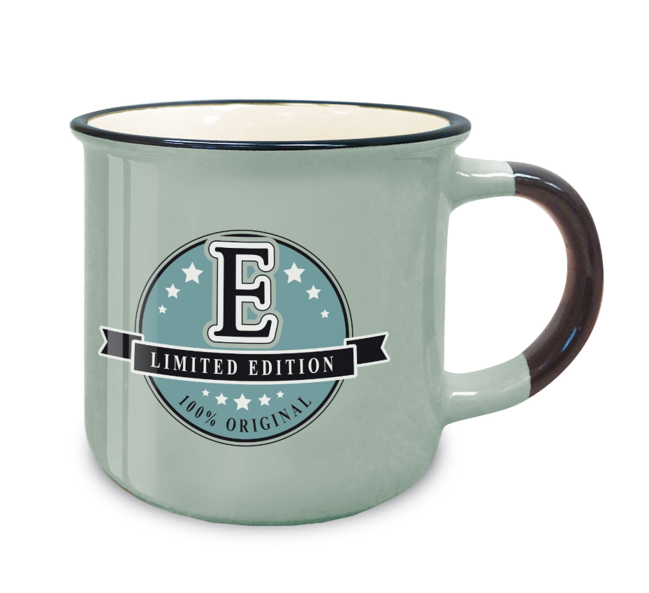 E Retro Mug