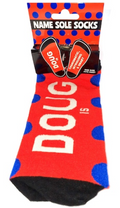 Doug Name Sole Socks