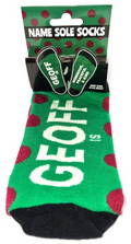 Geoff Name Sole Socks
