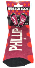 Phillip Name Sole Socks