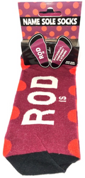 Rod Name Sole Socks