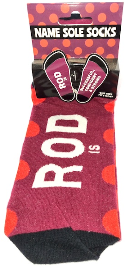 Rod Name Sole Socks
