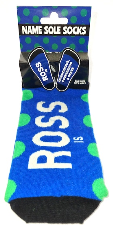 Ross Name Sole Socks