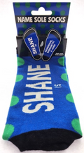 Shane Name Sole Socks