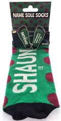 Shaun Name Sole Socks