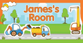 James's Room Sign