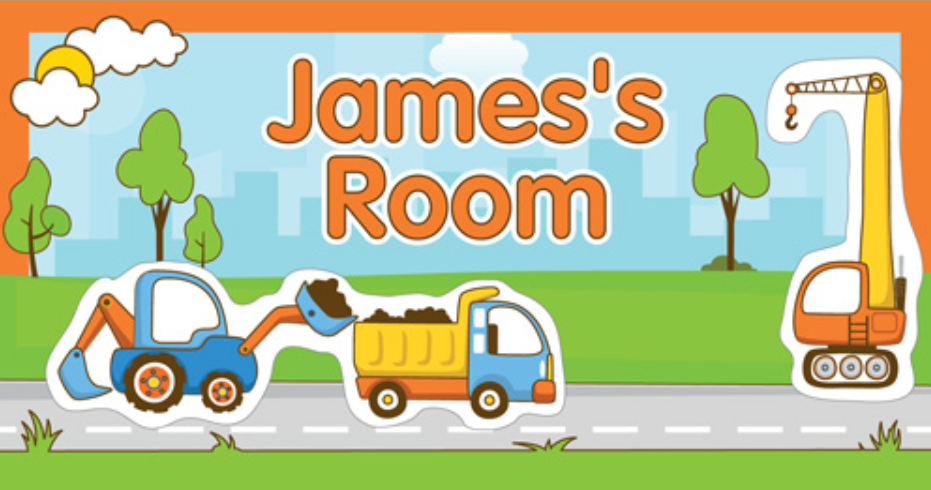 James's Room Sign