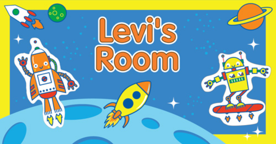 Levi's Room Sign