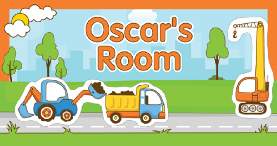 Oscar's Room Sign
